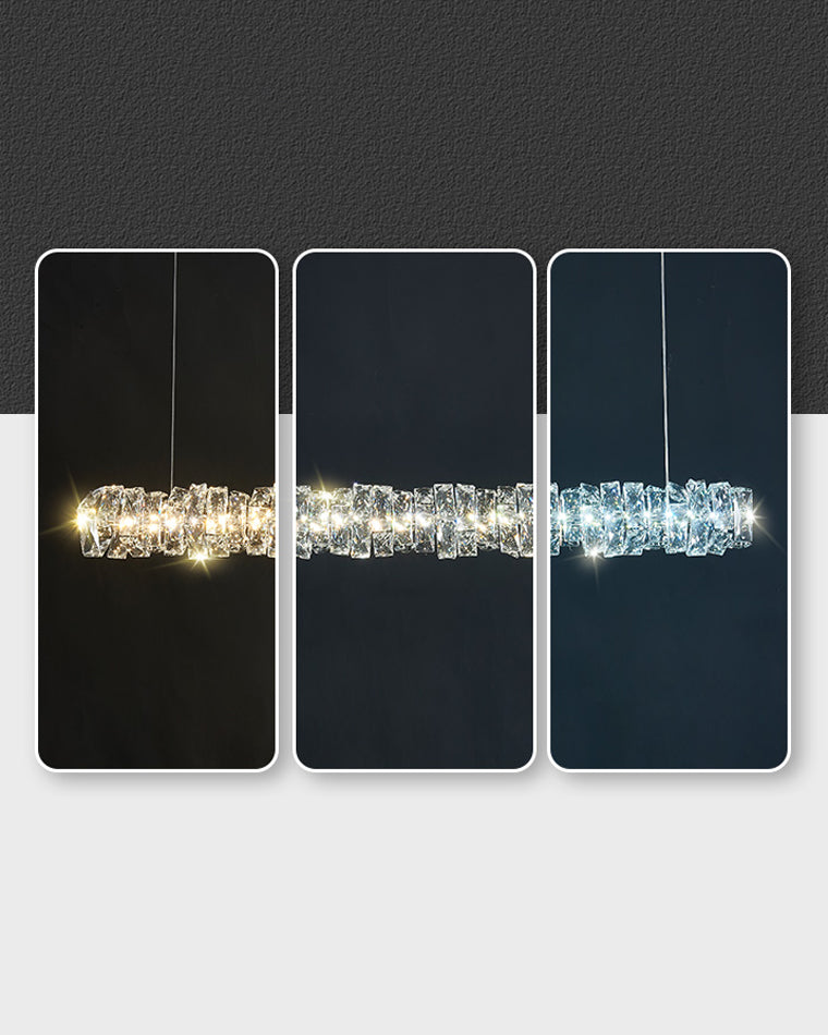 WOW Twist Linear Crystal Chandelier-wow2193