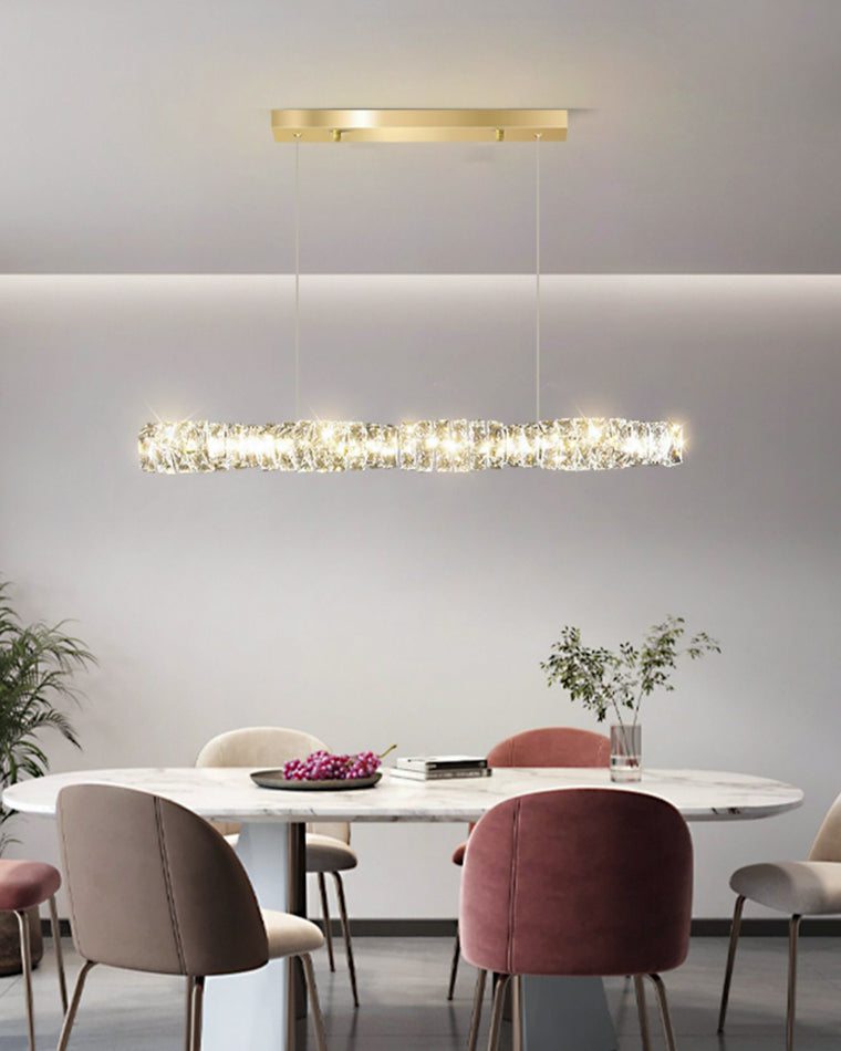WOW Twist Linear Crystal Chandelier-wow2193