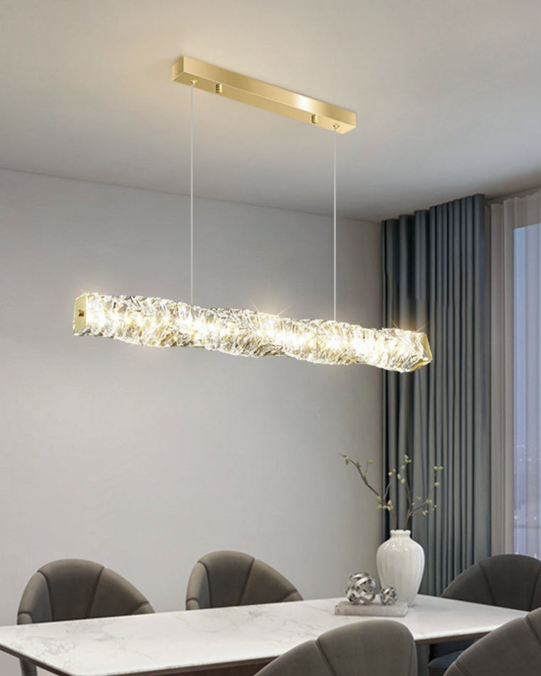 WOW Twist Linear Crystal Chandelier-wow2193