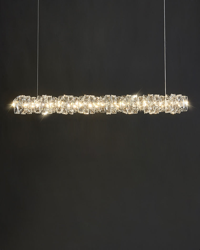 WOW Twist Linear Crystal Chandelier-wow2193