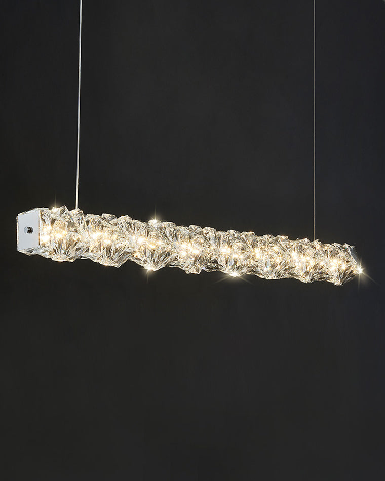 WOW Twist Linear Crystal Chandelier-wow2193