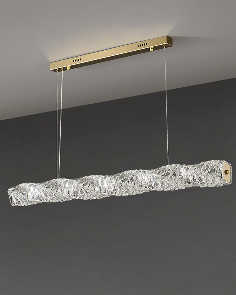 WOW Twist Linear Crystal Chandelier-wow2193