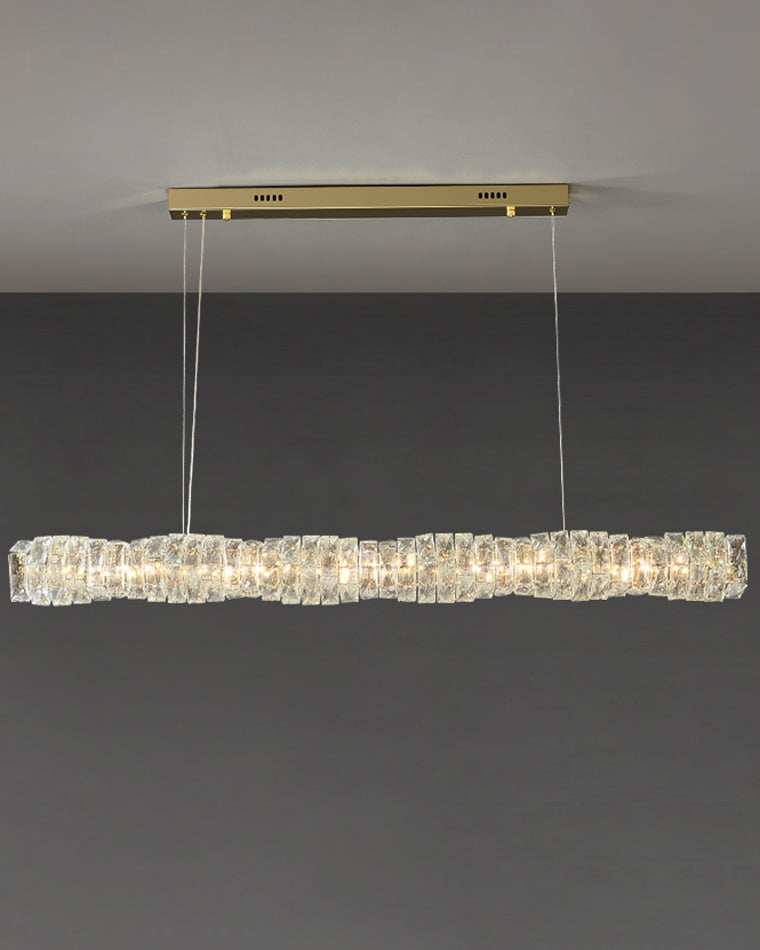 WOW Twist Linear Crystal Chandelier-wow2193