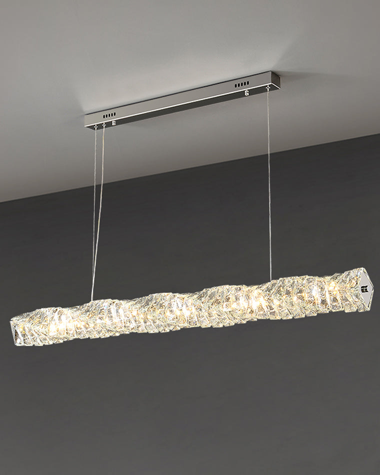 WOW Twist Linear Crystal Chandelier-wow2193