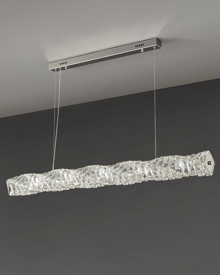 WOW Twist Linear Crystal Chandelier-wow2193