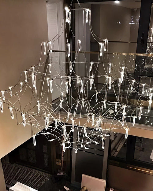 WOW Large Sculptural Crystal Chandelier-wow2201