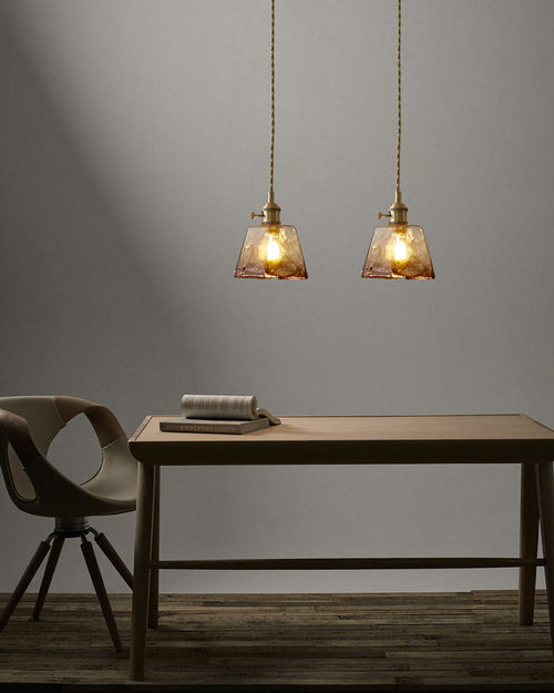 WOW Amber Glass Small Pendant Light-wow2210