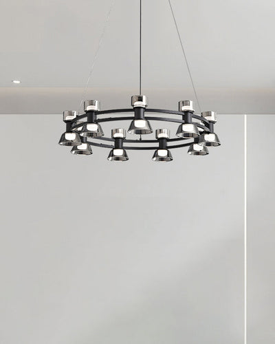 WOW Modern Pillar Candle Round Chandelier-wow2224
