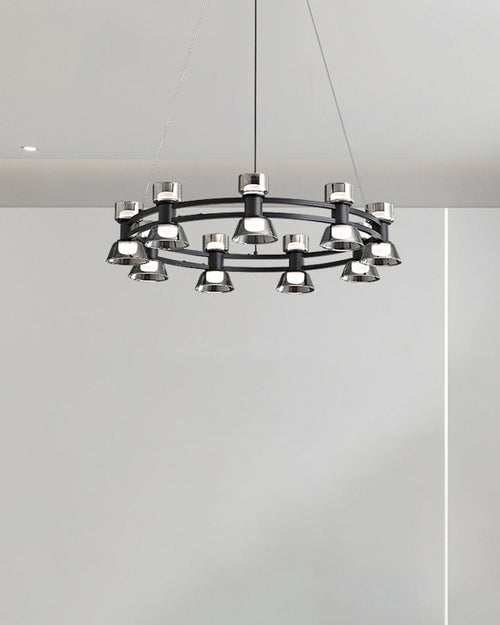 WOW Modern Pillar Candle Round Chandelier-wow2224