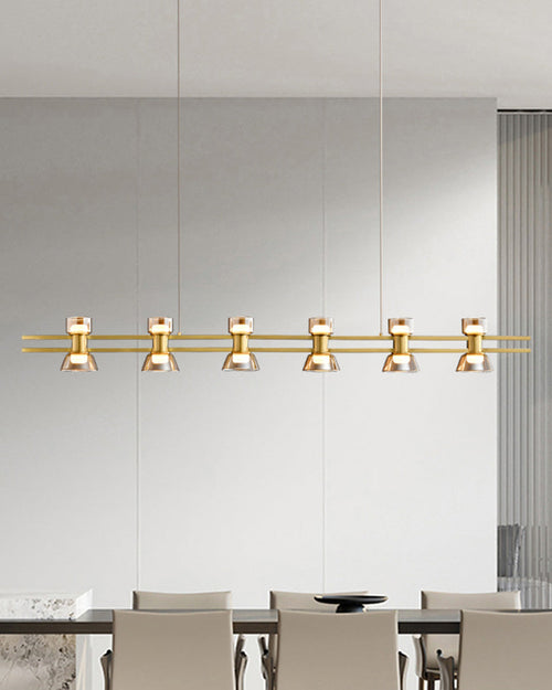 WOW Brass Linear Chandelier-wow2225