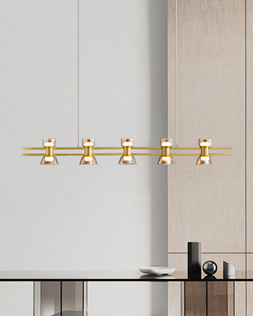 WOW Brass Linear Chandelier-wow2225