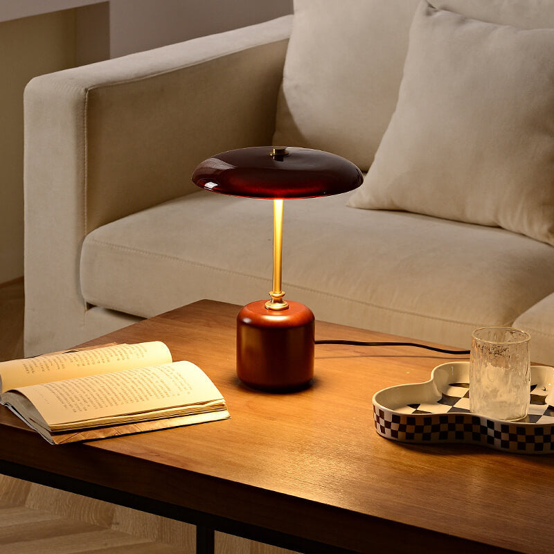 Retro Solid Wood Table Lamp