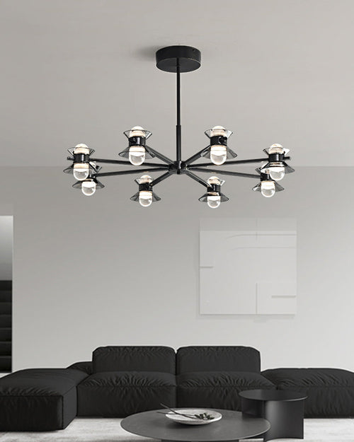 WOW 6/8/10 Light Black Brass Chandelier-wow2226