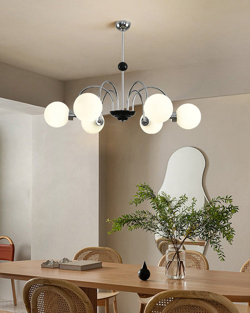 WOW Frosted Glass Globe Chandelier-wow2304