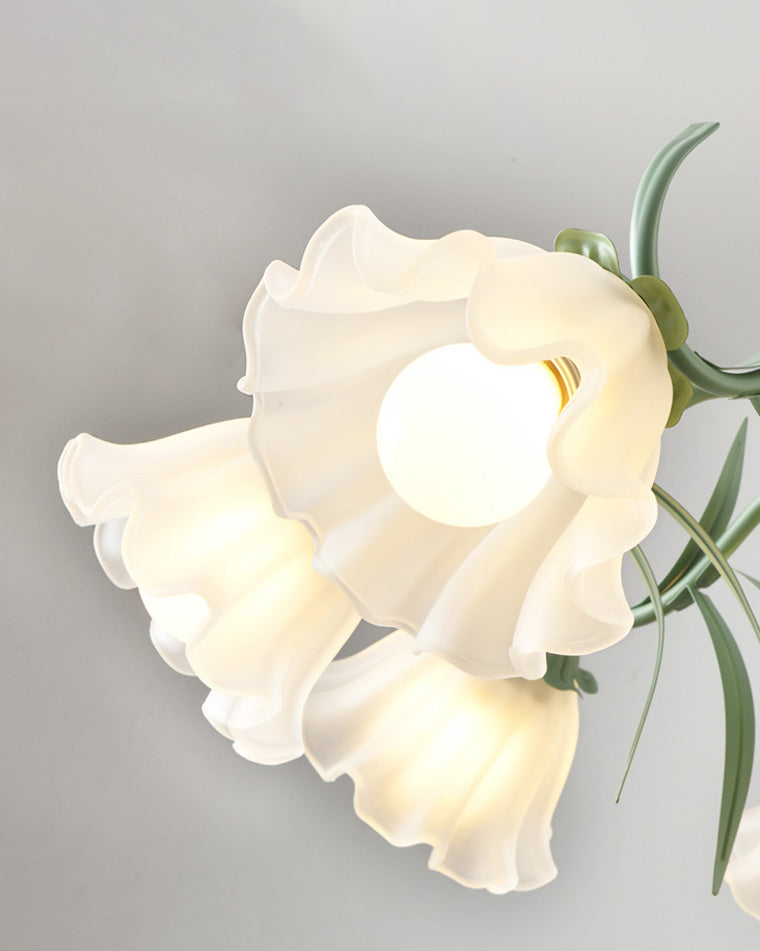 WOW Tole Flower Glass Chandelier-wow2307