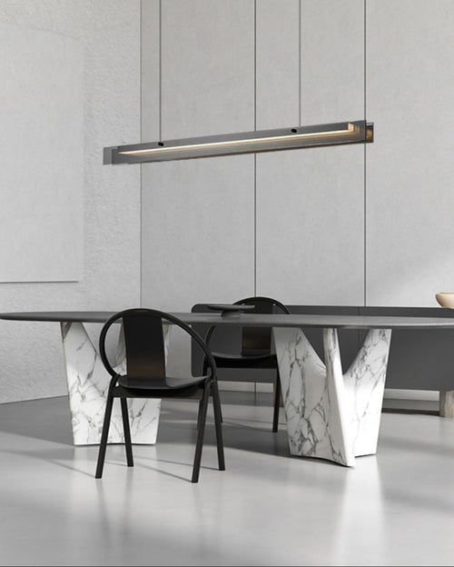 WOW Black Glass Linear Pendant-Wow2309