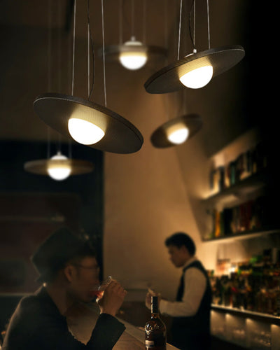 WOW Black Disc Pendant Light-wow2324