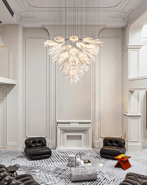 WOW Flower Glass Foyer Chandelier-wow2341