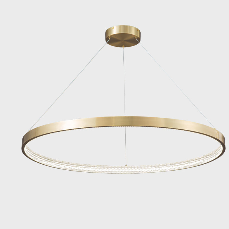 WOW Circular Led Brass Chandelier-wow2357