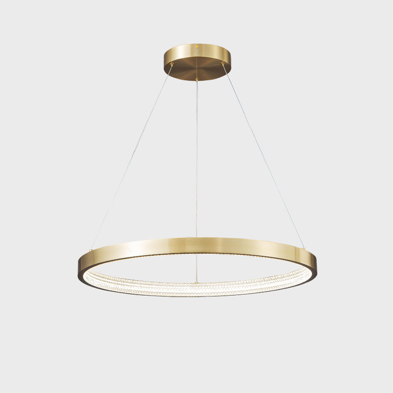 WOW Circular Led Brass Chandelier-wow2357