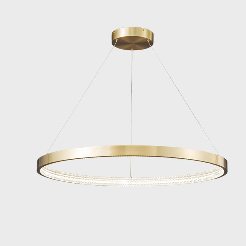 WOW Circular Led Brass Chandelier-wow2357