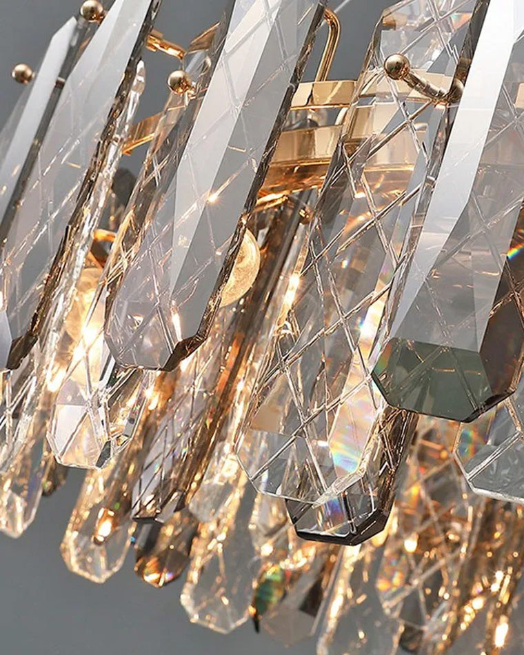 WOW Smoked Crystal Round Chandelier-wow2363