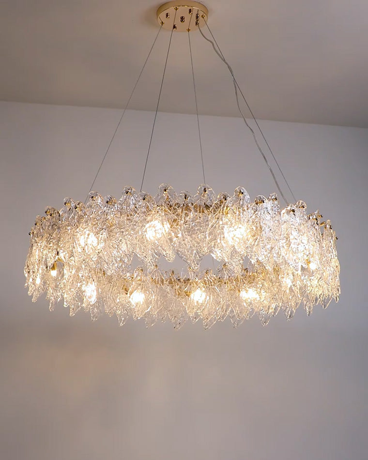 WOW Leaf Glass Chandelier-wow2374