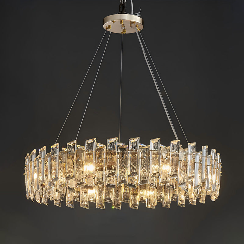 WOW Gold Crystal Round Chandelier-wow2397