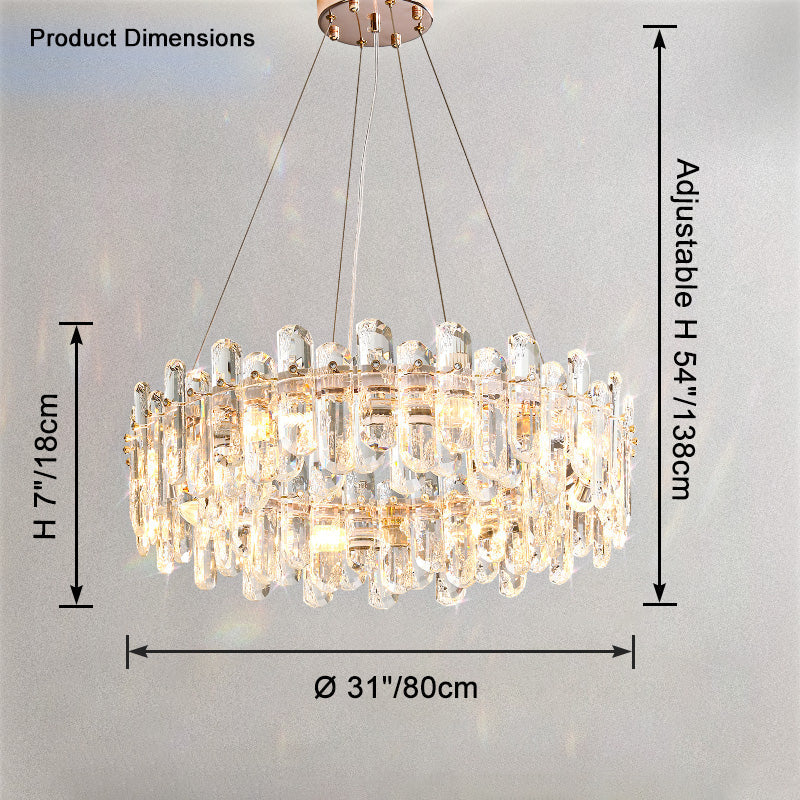 WOW Crystal Round Chandelier-wow2406