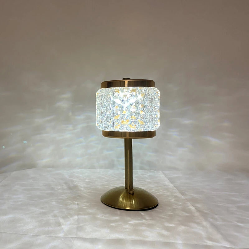 Metal Crystal Diamond Table Lamp-Create Romantic Atmosphere