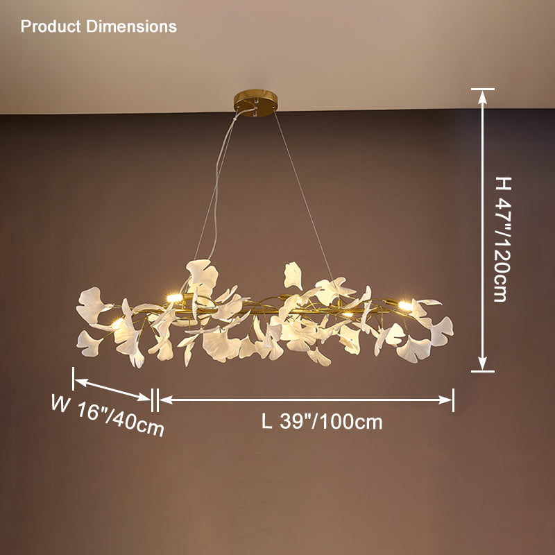 WOW Gingko Linear Chandelier-wow2413