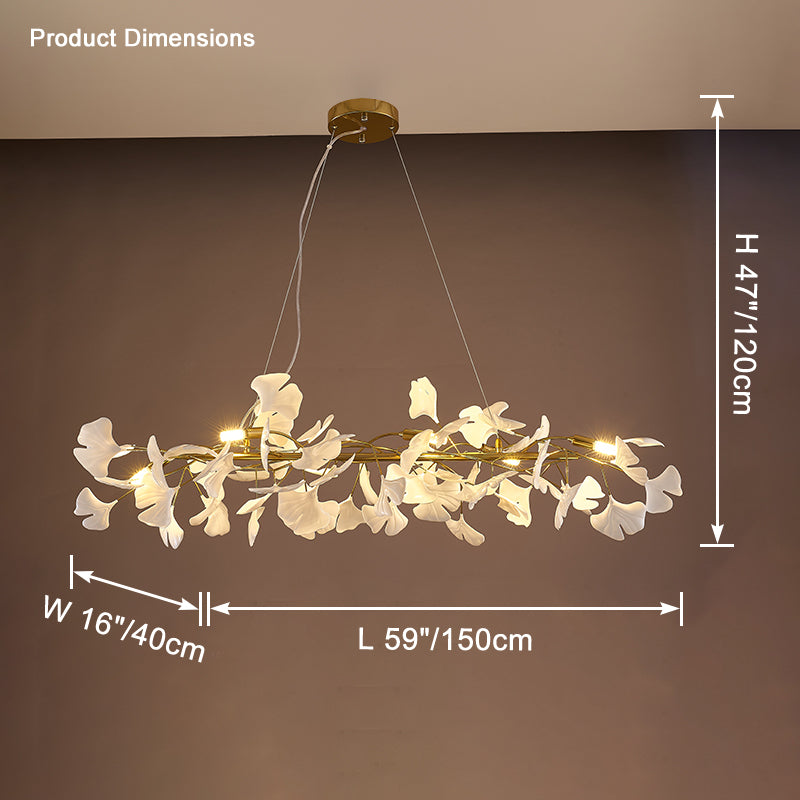 WOW Gingko Linear Chandelier-wow2413