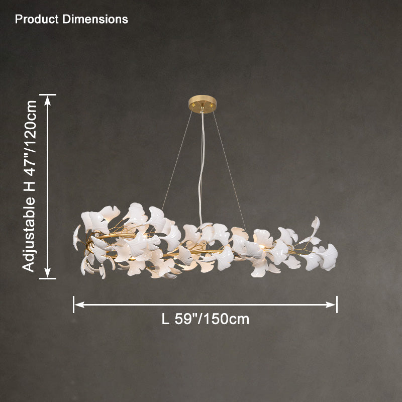 WOW Gingko Linear Chandelier-wow2415