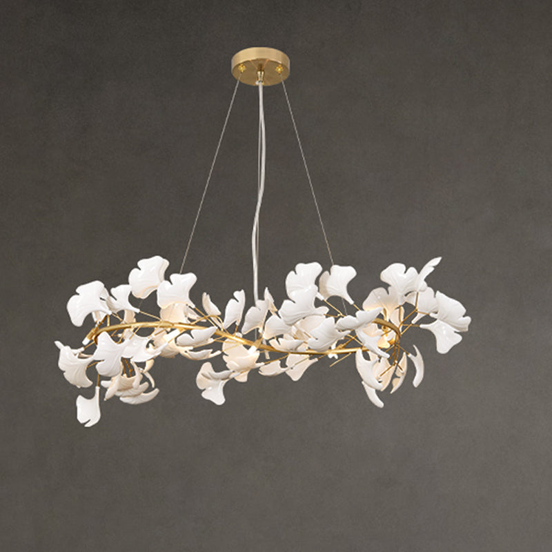 WOW S-shaped Gingko Chandelier-wow2417
