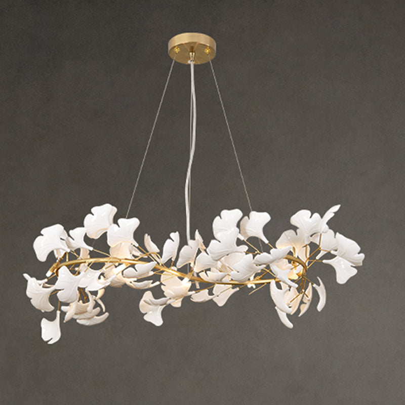 WOW S-shaped Gingko Chandelier-wow2417