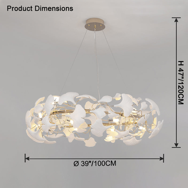 WOW Gingko Round Chandelier-wow2419