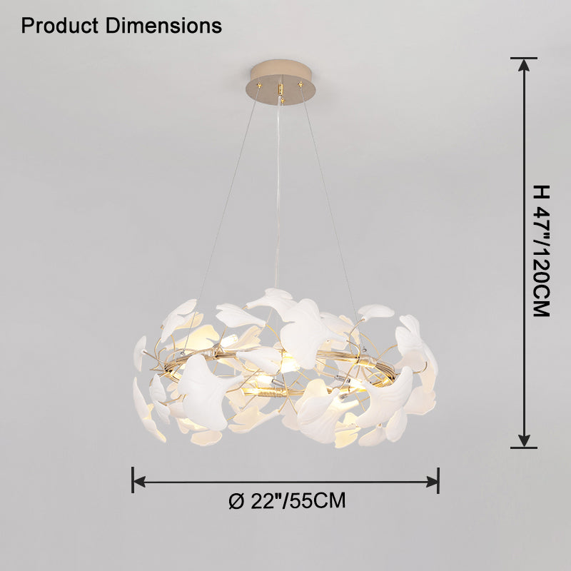 WOW Gingko Round Chandelier-wow2419