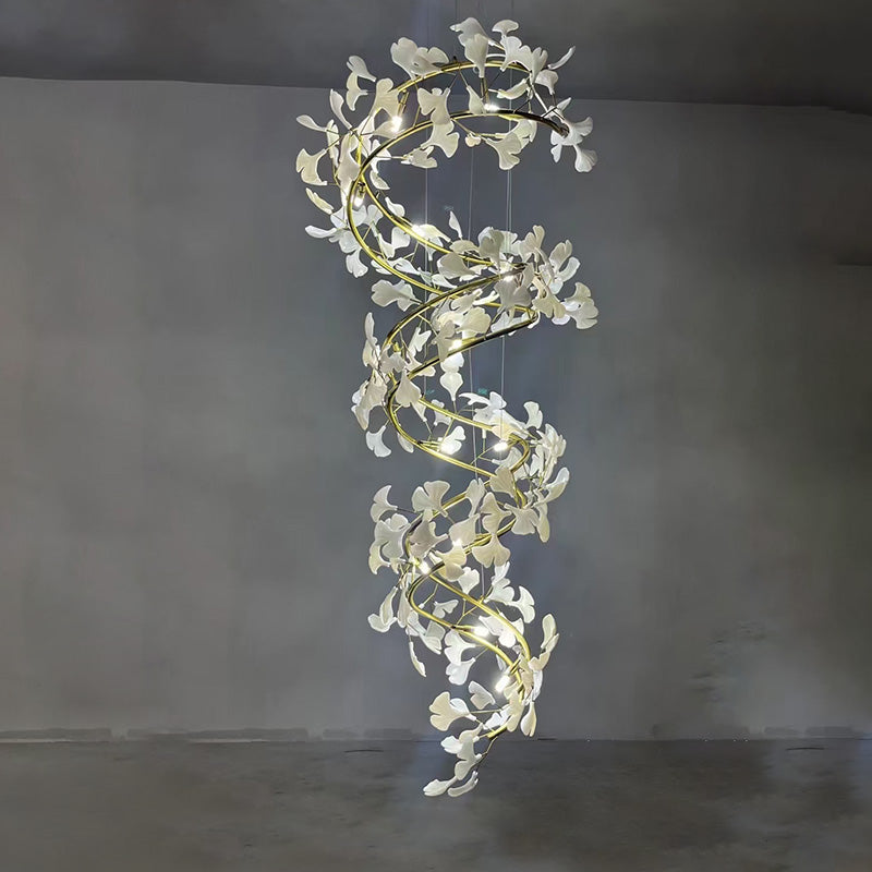 WOW Gingko Spiral Chandelier-wow2423