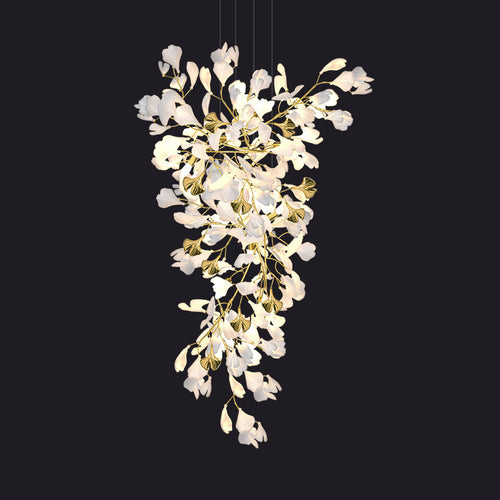 WOW Gingko Long Staircase Chandelier-wow2425