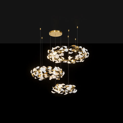 WOW Gingko Circular Chandelier-WOW2428