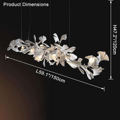 WOW Gingko Long Chandelier-wow2430