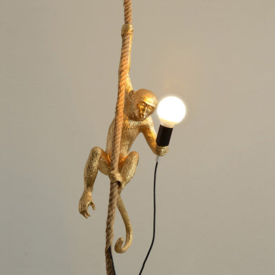 WOW Monkey Rope Pendant Light-wow2467