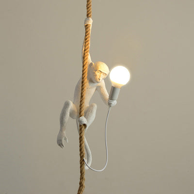 WOW Monkey Rope Pendant Light-wow2467