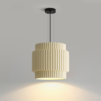 WOW Ribbed Drum Pendant Light-wow2469