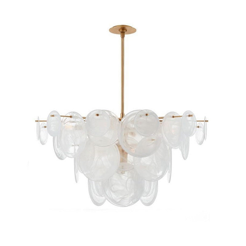 WOW Textured Glass Disc Chandelier-wow2477