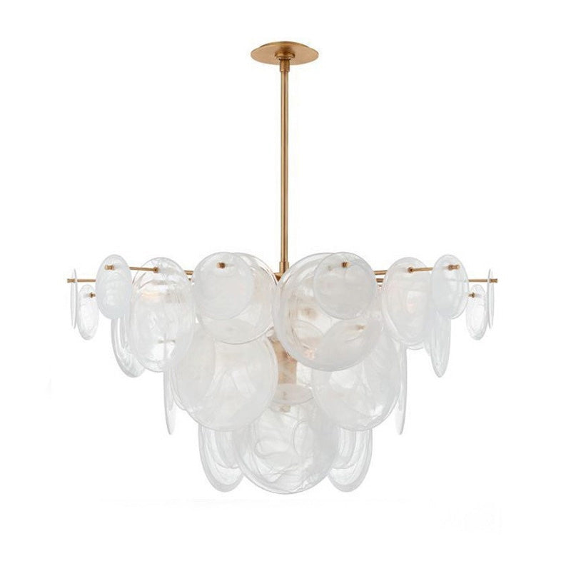 WOW Textured Glass Disc Chandelier-wow2477