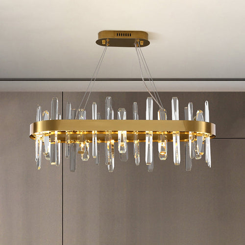 WOW Long Oval Crystal Chandelier-wow2485c