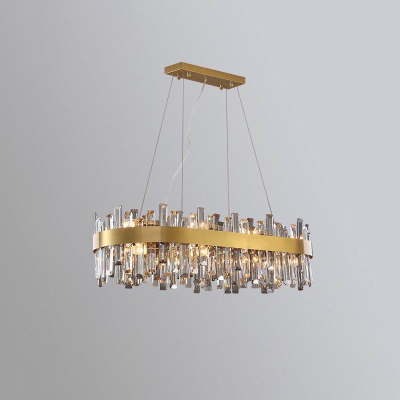 WOW Long Oval Crystal Chandelier-wow2486