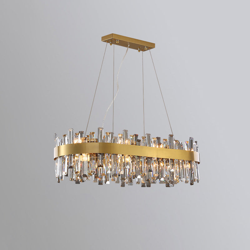 WOW Long Oval Crystal Chandelier-wow2486