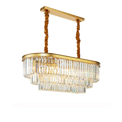 WOW Tiered Oval Crystal Chandelier-WOW2489
